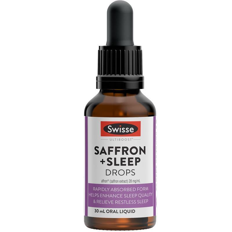 Swisse Ultiboost Saffron + Sleep Drops 30Ml