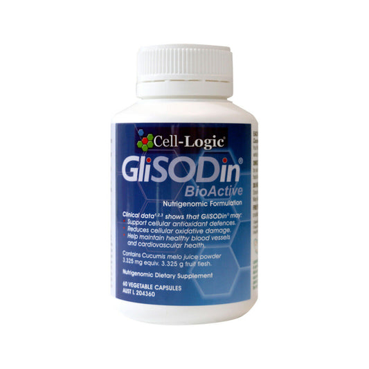 NEW Cell-Logic Glisodin BIOACTIVE 60 CAPSULES Celllogic