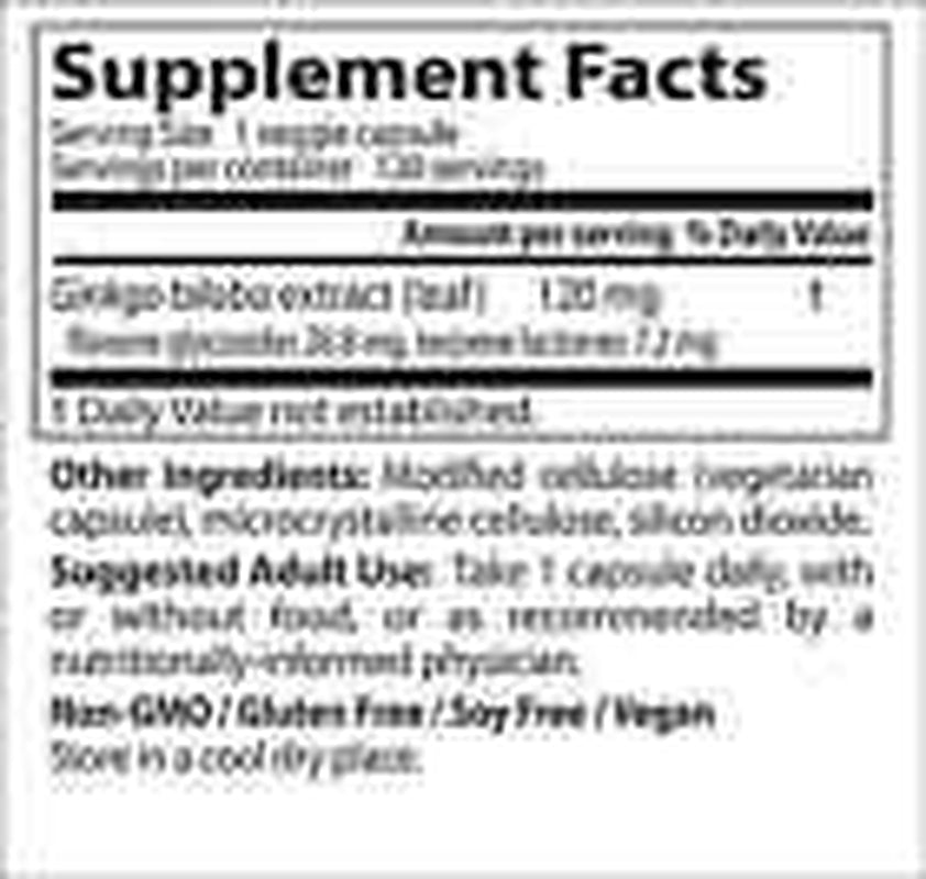 Doctor'S Best Extra Strength Ginkgo 120Mg (Ginkgo Biloba) 120 / 360 Capsules