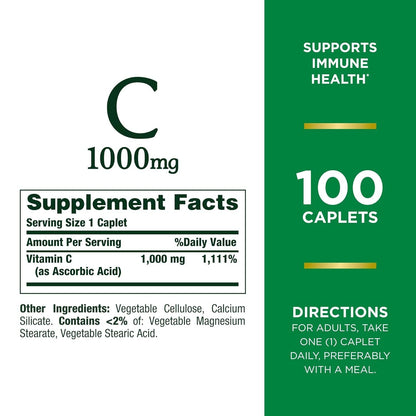 Nature'S Bounty Vitamin C 1000Mg, Immune Support Supplement, Powerful Antioxidan