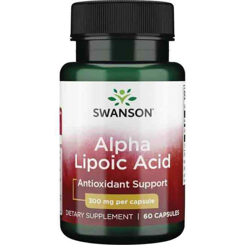 Alpha Lipoic Acid 300Mg SWANSON Antioxidant Support 60 / 120 Capsules