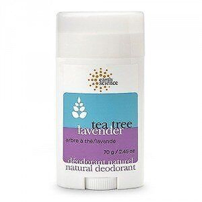 Earth Science Deodorant-Tea Tree & Lavender Natural 2.5 Oz Stick