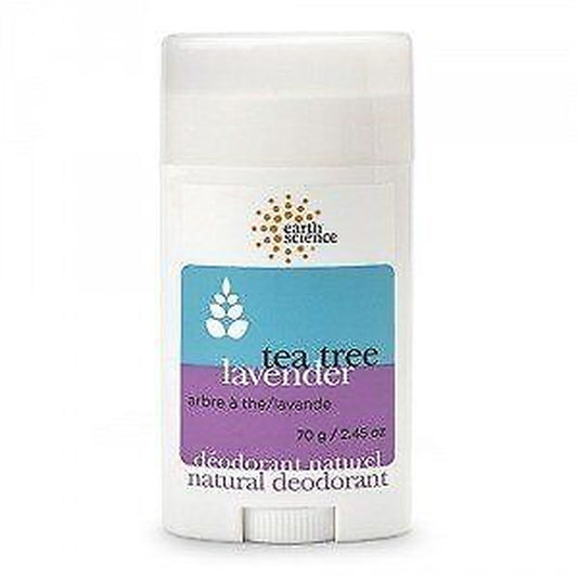 Earth Science Deodorant-Tea Tree & Lavender Natural 2.5 Oz Stick