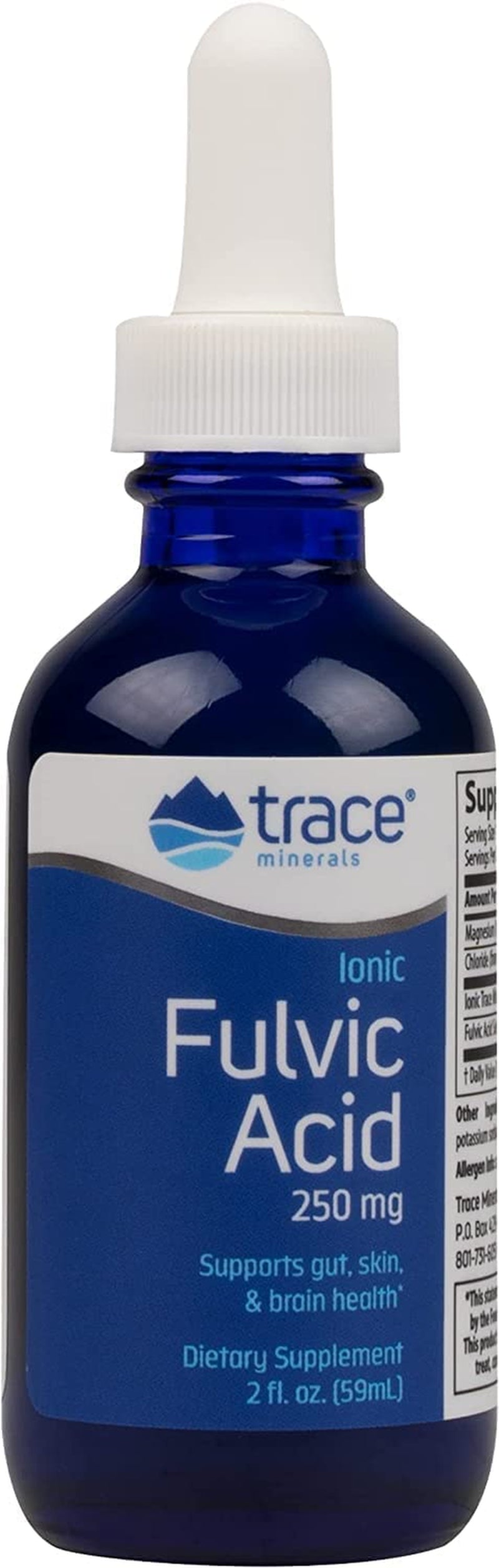 Trace Minerals Liquid Ionic Fulvic Acid, 60 Servings, 2 Fl Oz