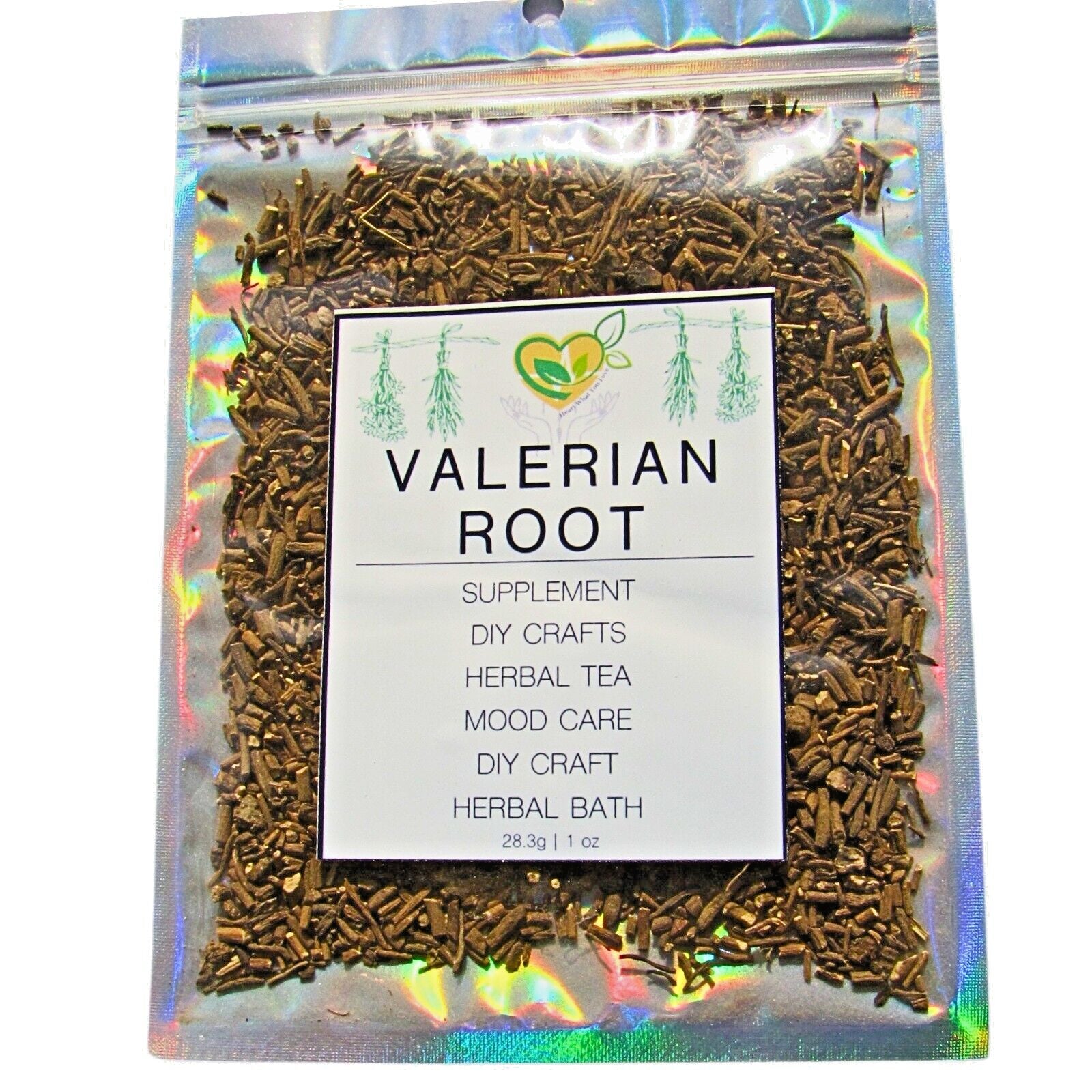 Valerian Root Cut & Sifted USDA Certified Organic Herb Natural Herbal 28.3G 1 OZ