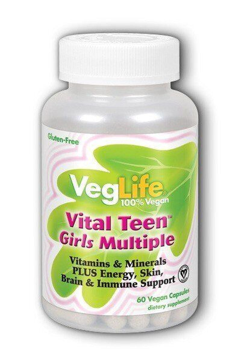 Veglife Vital Teen Girls Multiple 60 Vegcap