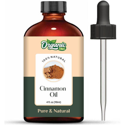 Organic Cinnamon 100% Pure & Natural Essential Oil - {118Ml/3.99 Fl Oz}