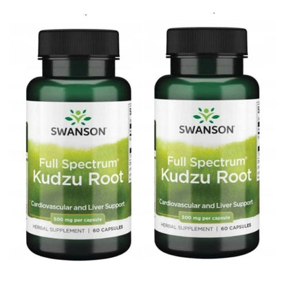 Swanson Kudzu Root 500 Mg 2 X 60 Capsules Detox