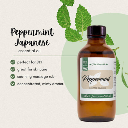 Peppermint Essential Oil Pure Natural Sizes up to 1 Gallon