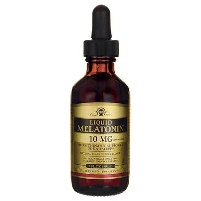 Liquid Melatonin - Natural Black Cherry Flavor 10 Mg 2 Fl Oz Liq