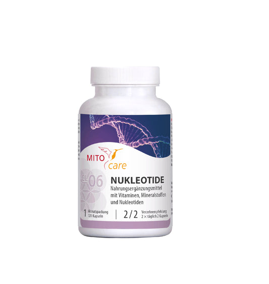 Mitocare Nukleotide (Contains All 5 Nucleotides - Rich Source of RNA) 120 Caps