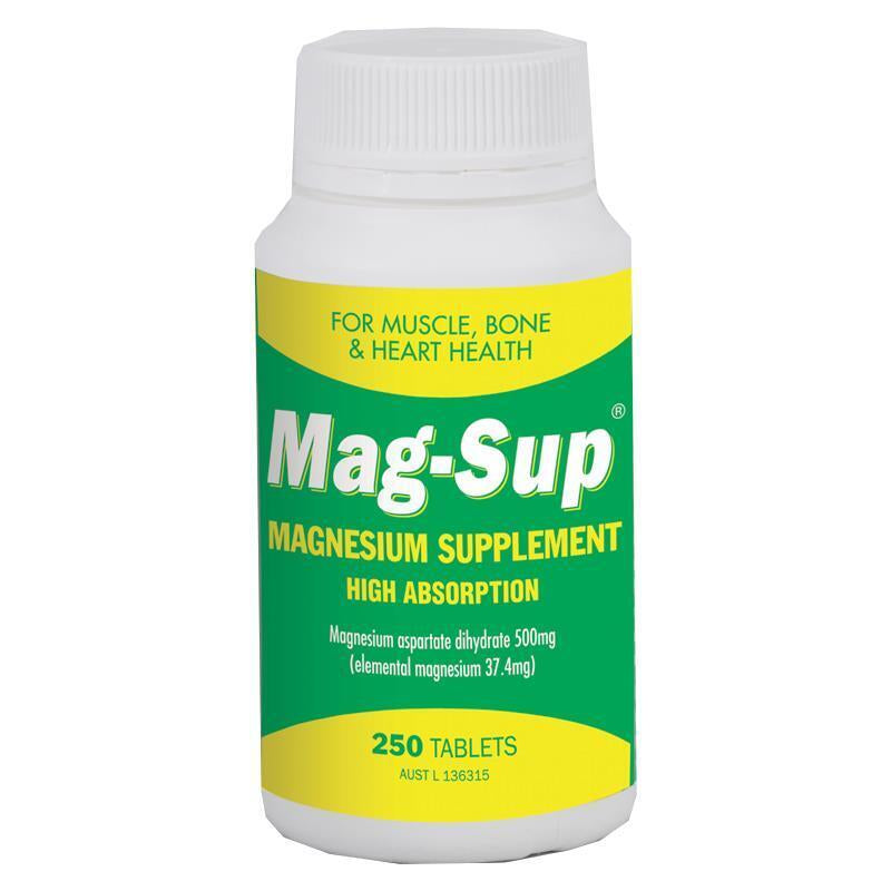 Mag-Sup 500Mg 250 Tablets