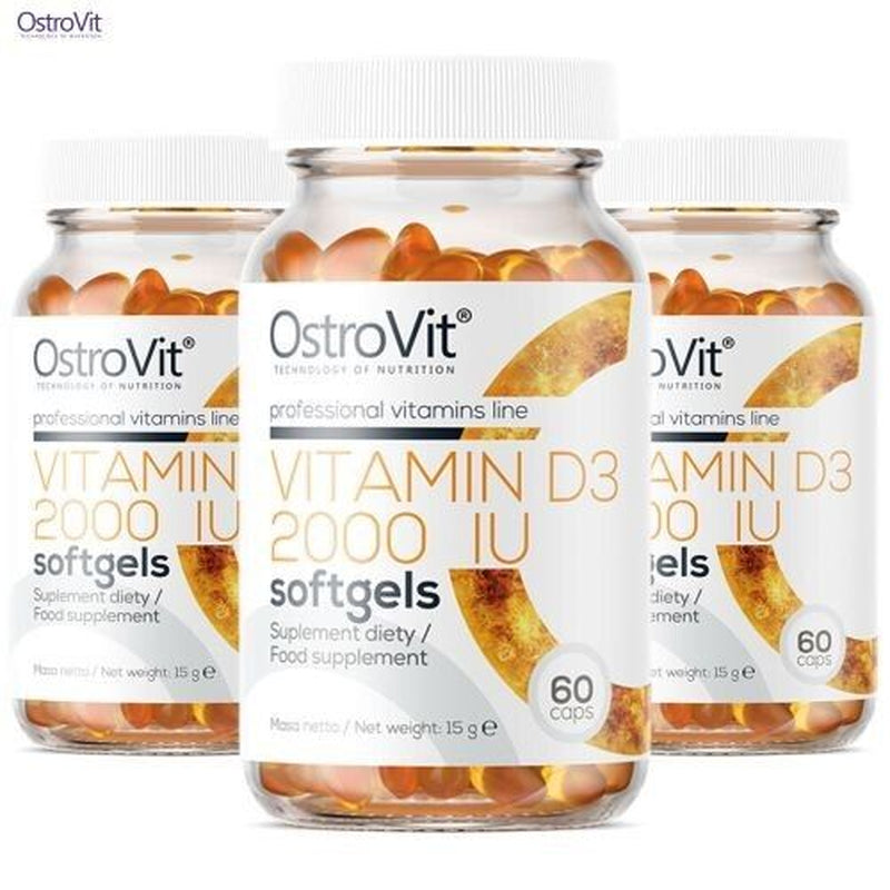 Ostrovit Vitamin D3 2000 IU 3 X 60 Capsules