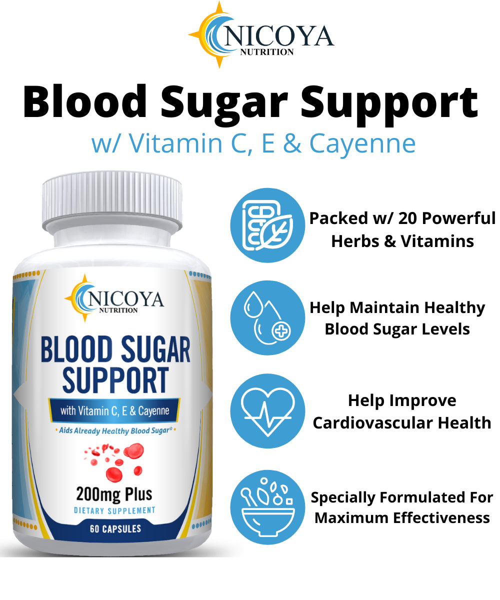 Natural Blood Sugar Support- Natural Glucose Control & Blood Regulator