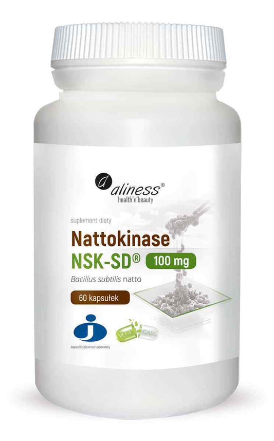 ALINESS Nattokinase NSK-SD (Heart Support) 100Mg 60 Capsules