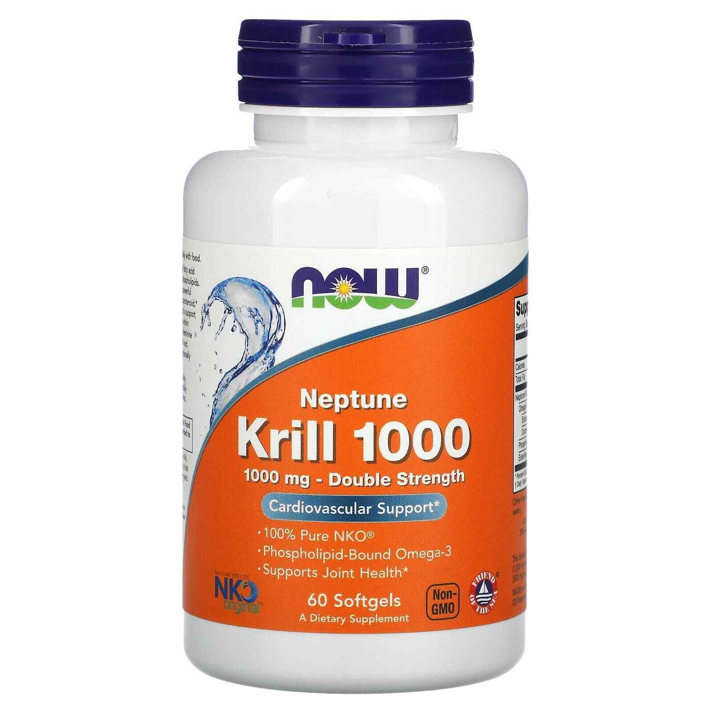 Krill Double Strength 1000Mg 60 Softgels Cardiovascular Support