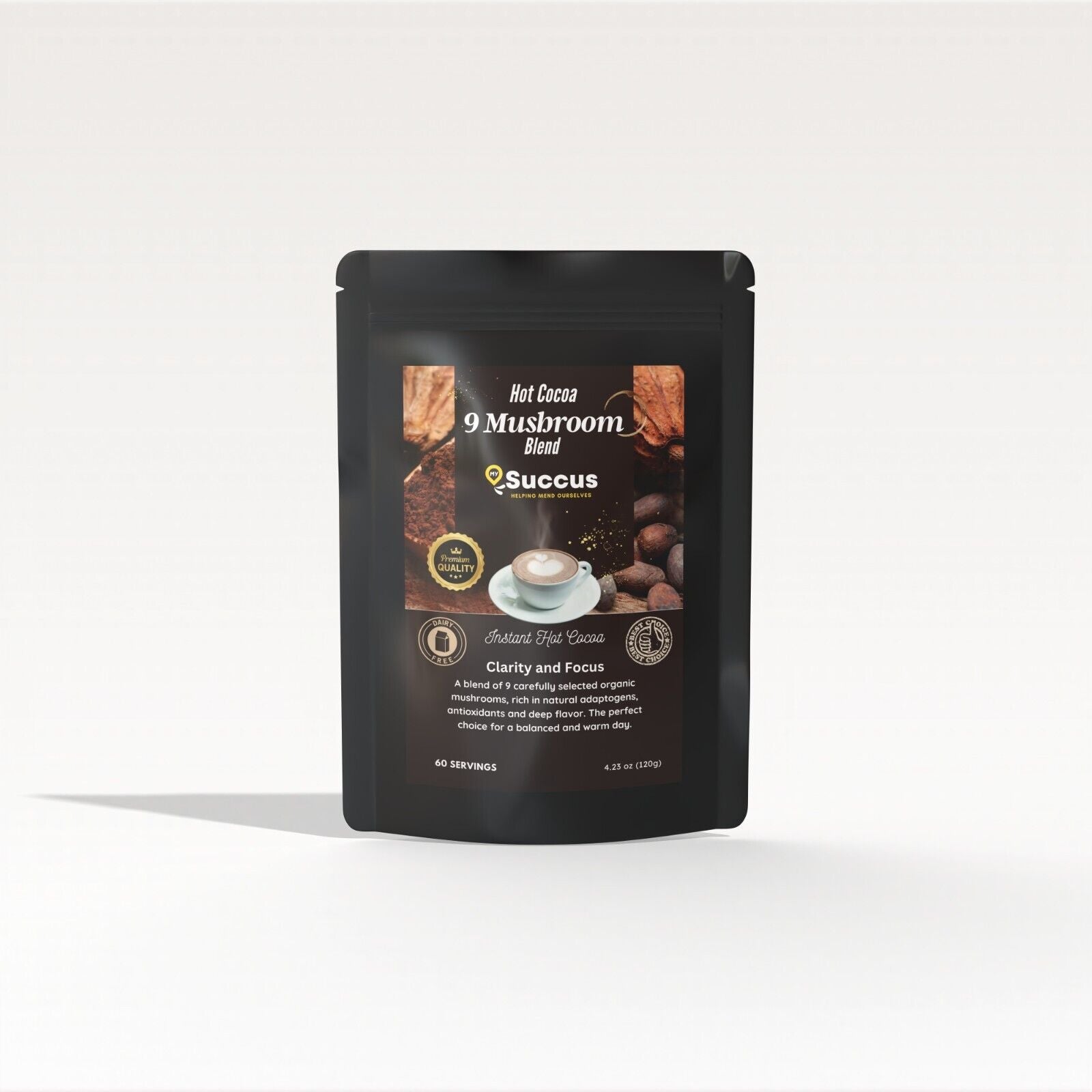 9 Mushroom Blend Hot Cocoa - Organic