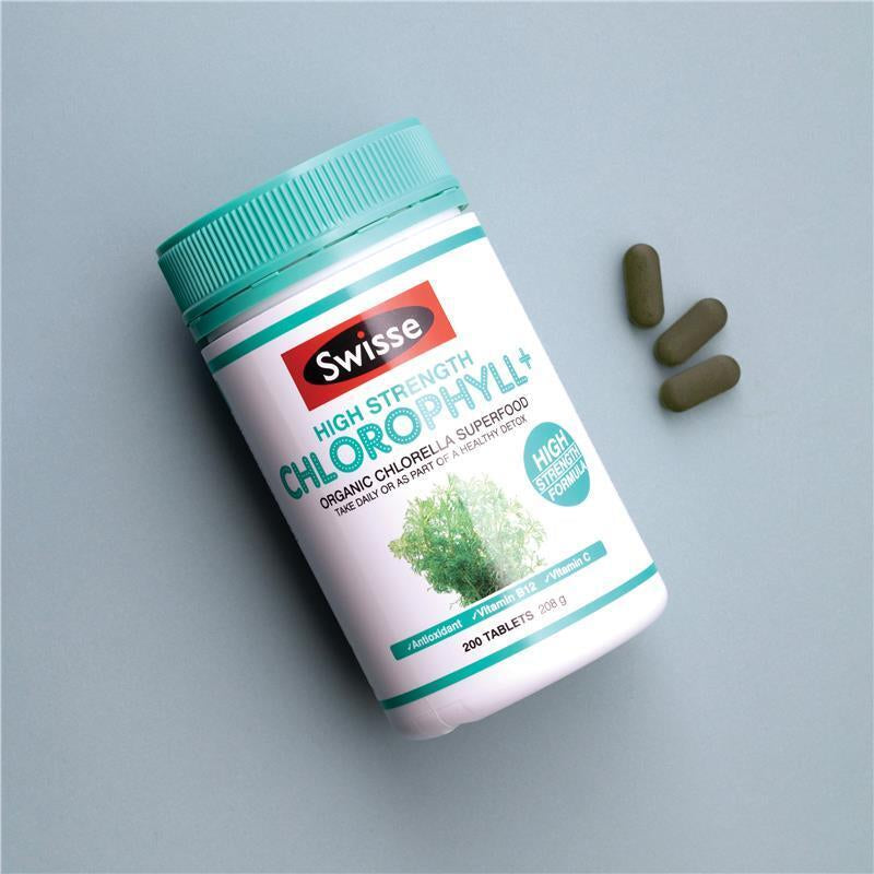 Swisse Chlorophyll+ 1000Mg 200 Tablets