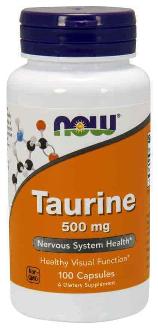 Taurine 500Mg 100 Capsules