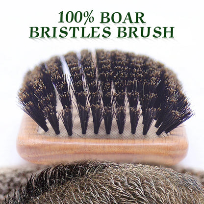 Boar Bristle High Quality Hair Brush (Oval, Paddle or Round)