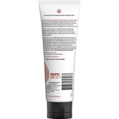 Swisse Skincare Rose Hip Nourishing Cream Moisturiser 125Ml