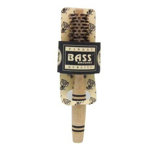 Hair Brush Boar round Small 1 Count by Bass Brushes