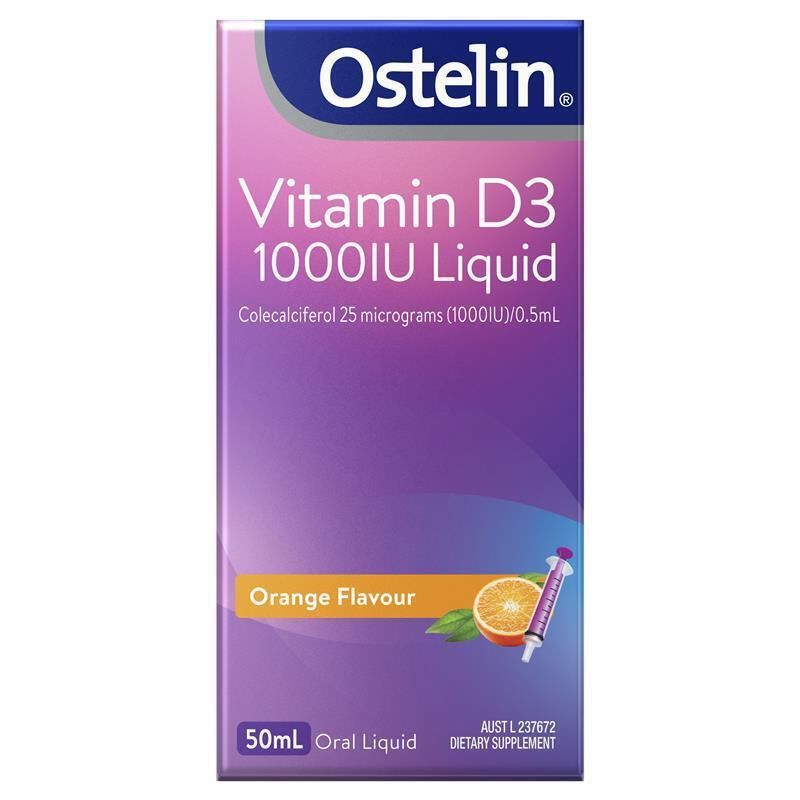 Ostelin Vitamin D3 1000IU Liquid 50Ml