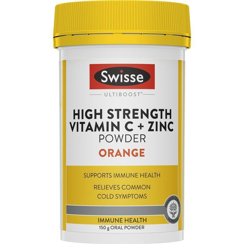 Swisse Vitamin C + Zinc Powder Orange 150G