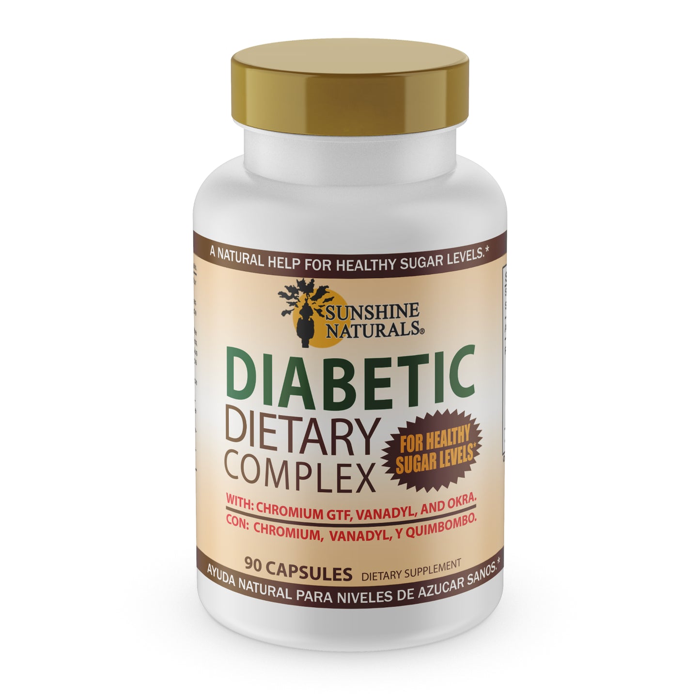 Diabetic Dietary Complex 90 Capsules Made in the USA