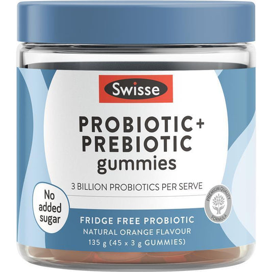 Swisse Adults Probiotic & Prebiotic Gummies 45 Pack