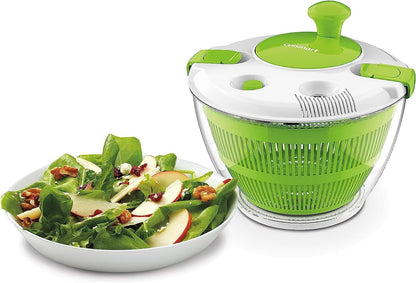 Cuisinart Large Spin Stop Salad Spinner- Wash, Spin & Dry Salad Greens, Fruits &