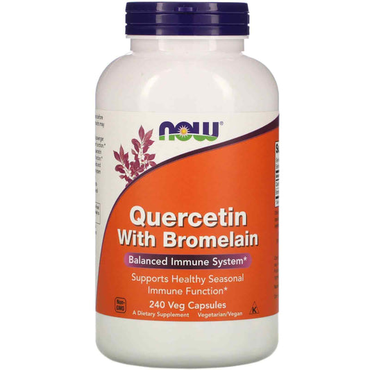 Quercetin with Bromelain 240 Vegan Capsules Balanced Immune System