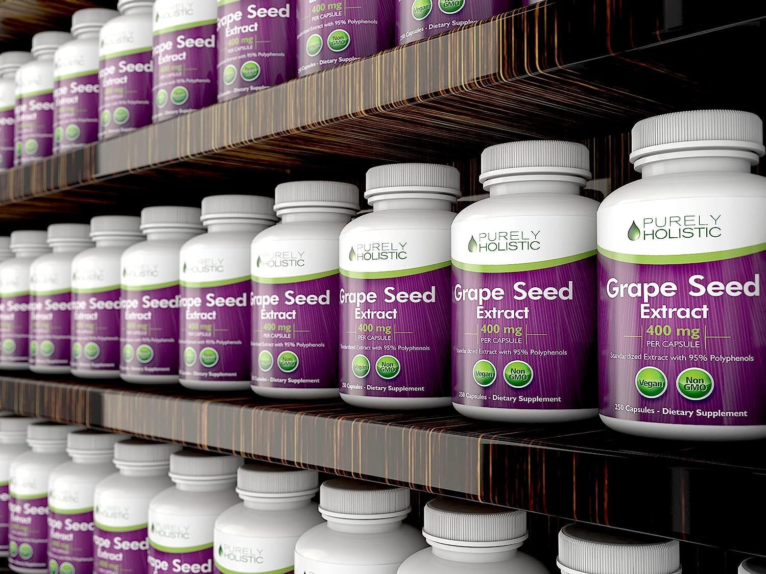 Grape Seed Extract 400 Mg Vegan Capsules