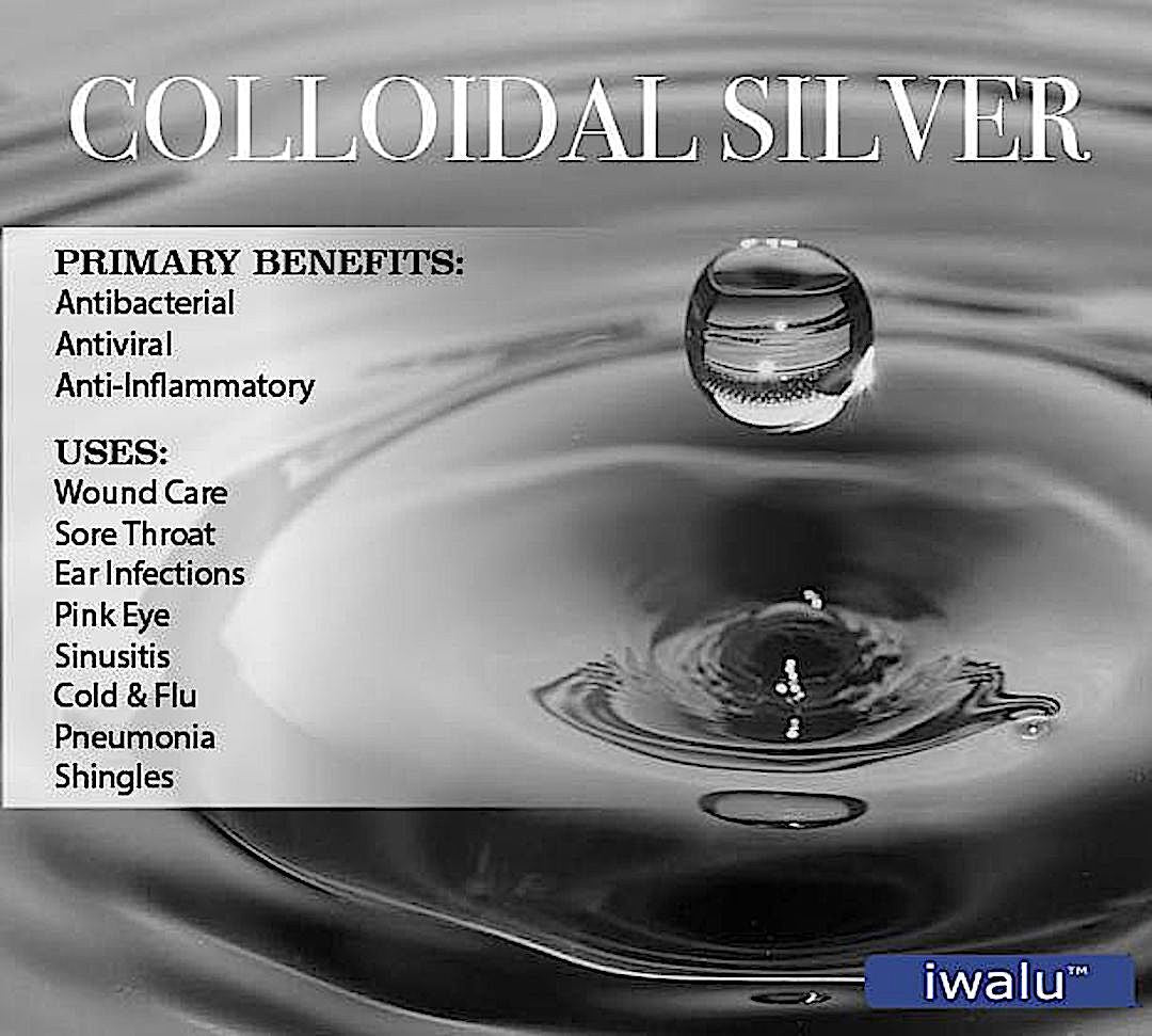 COLLIDIAL SILVER LIQUID Immune Health 4 OZ SILVER COLLOIDAL SPRAY Made in USA X3