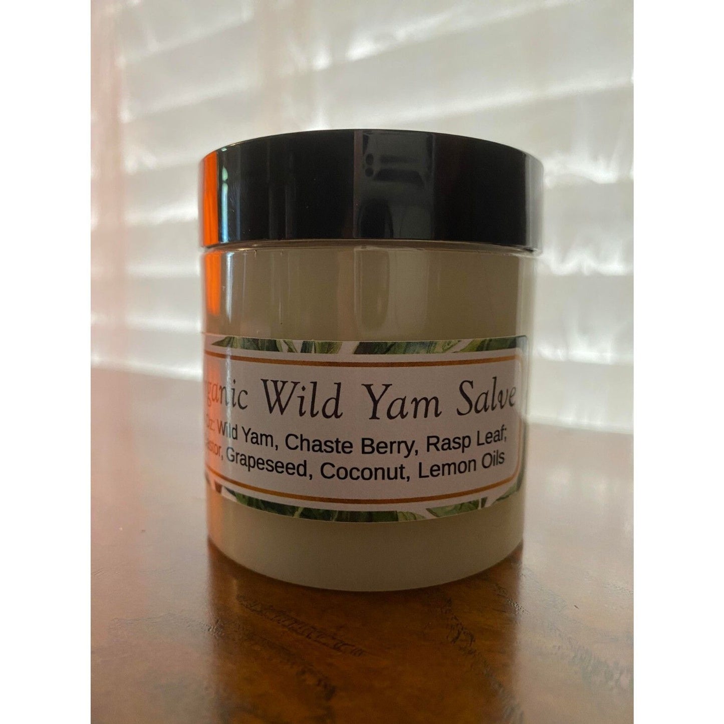 Organic Wild Yam Cream Salve Hormone Support Menopause 4 Fl Oz Chaste Berry