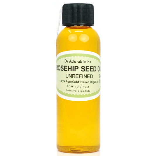 ORGANIC ROSEHIP SEED OIL UNREFINED 100% PURE COLD PRESSED NATURAL FRESH SKIN