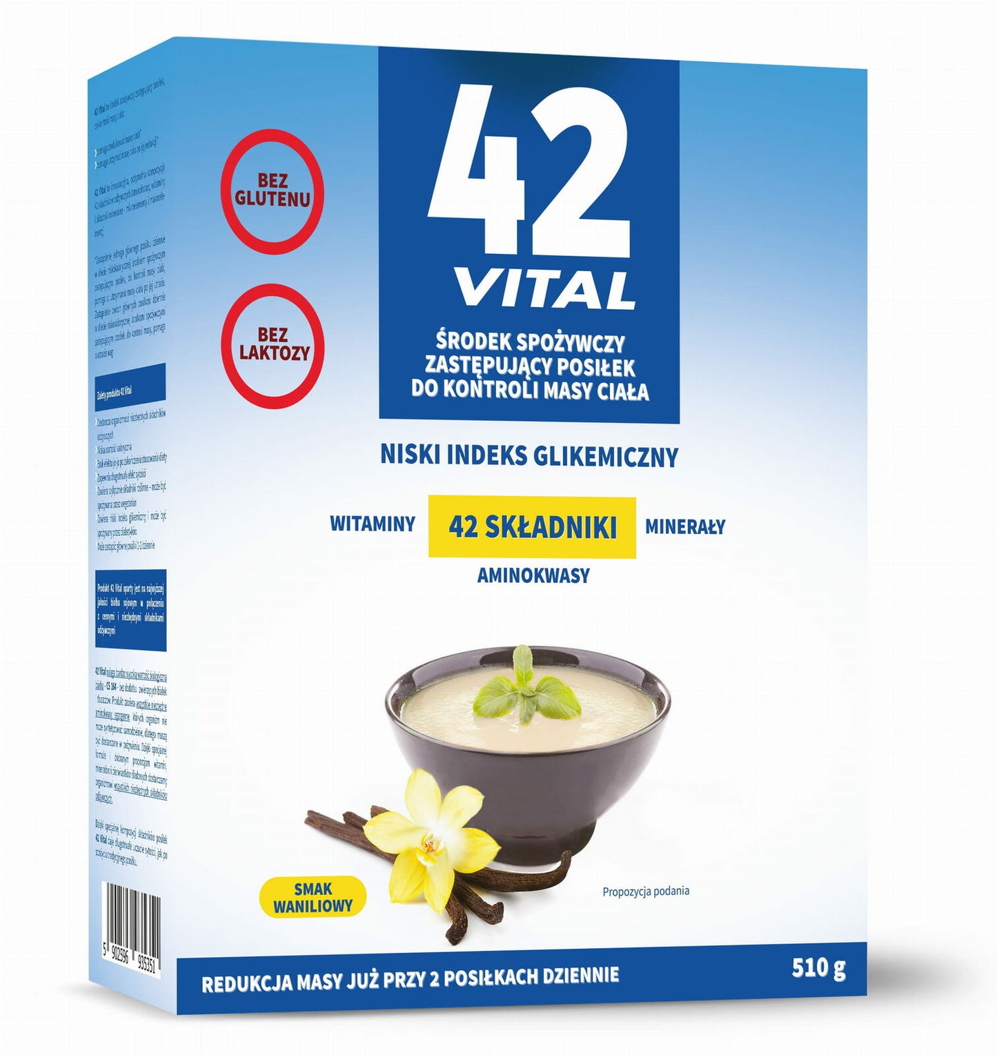 42 Vital Meal Replacement for Weight Control (Low Calorie Plant-Based Diet) 510G