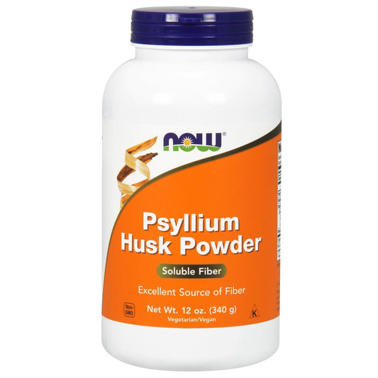 NOW Foods Psyllium Husk Powder, 12 Oz.