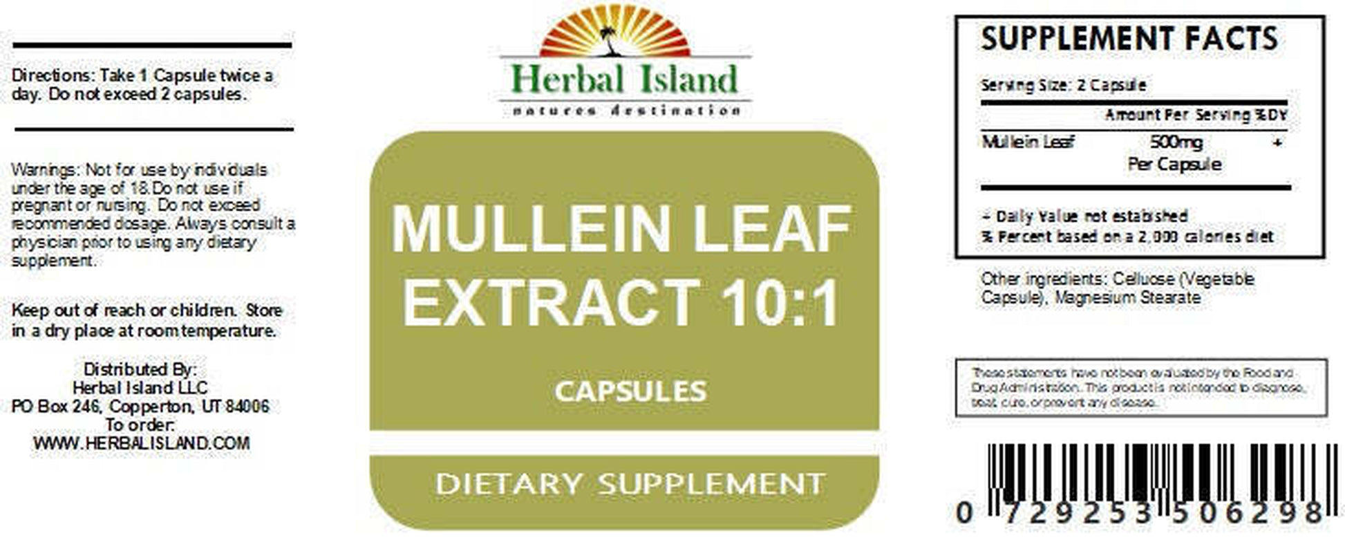 Mullein Leaf Capsules