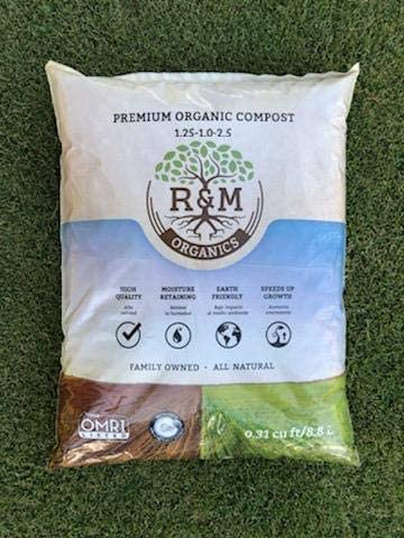 Premium Organic Compost | 10Lb Bag |