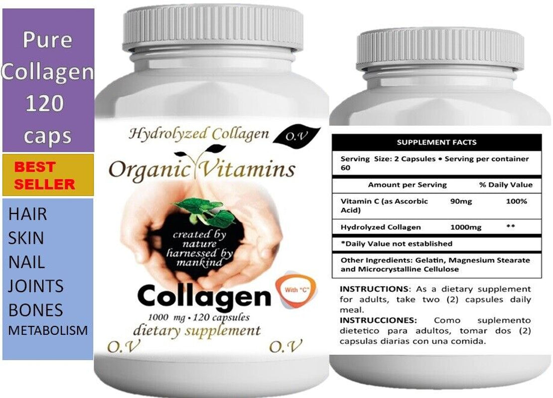 Collagen for Healthy Skin, Joints, Hair & Nails 120 CAPSULES