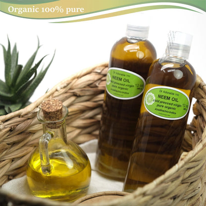 ORGANIC NEEM OIL COLD PRESSED PURE 2 OZ 4 OZ 8 OZ 12 OZ-UP to 1 GALLON