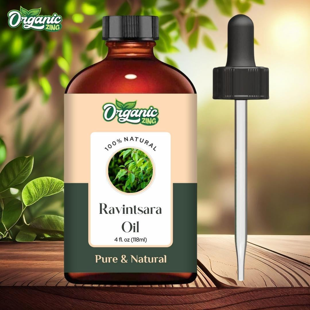 Organic Ravintsara 100% Pure & Natural Essential Oil - {118Ml/3.99 Fl Oz}