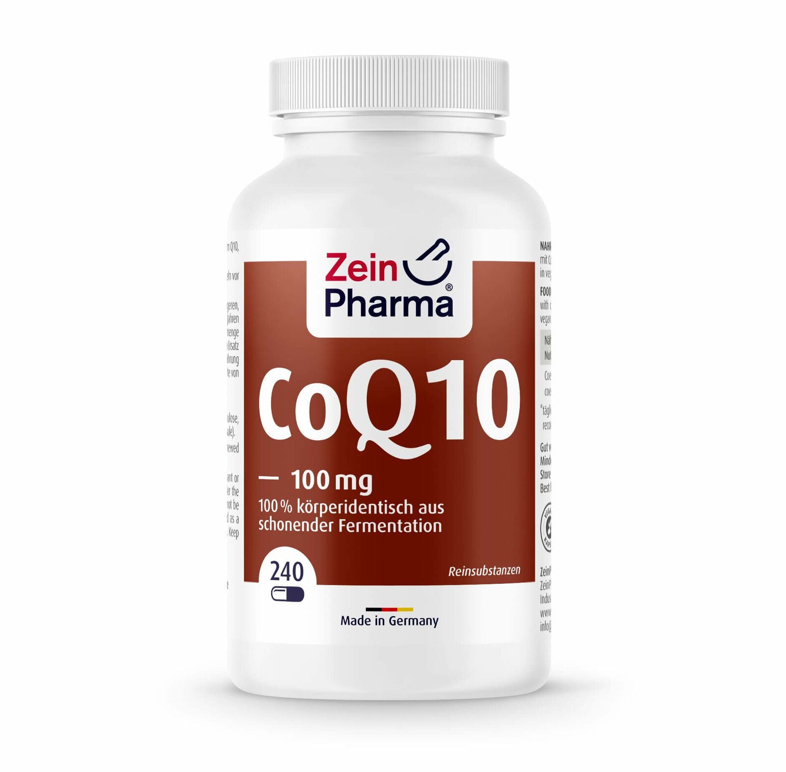 ZEIN PHARMA Coenzyme Q10 100Mg (Coq10) 240 Capsules