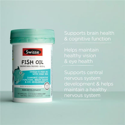 Swisse Kids Fish Oil 60 Capsules