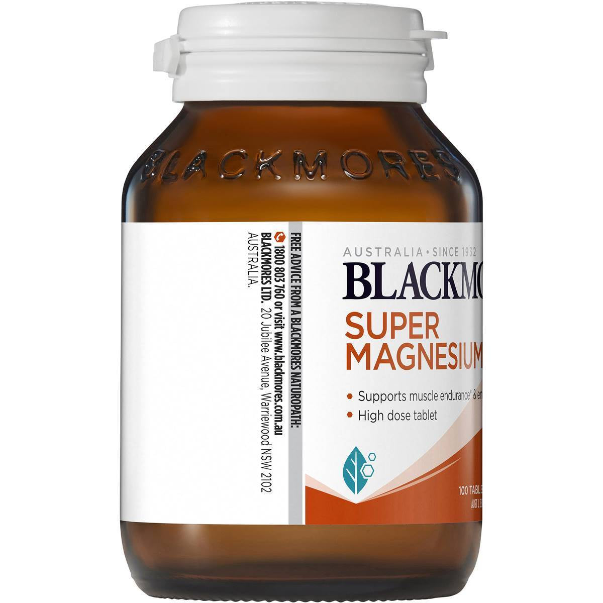 Blackmores Super Magnesium+ 100 Tablets