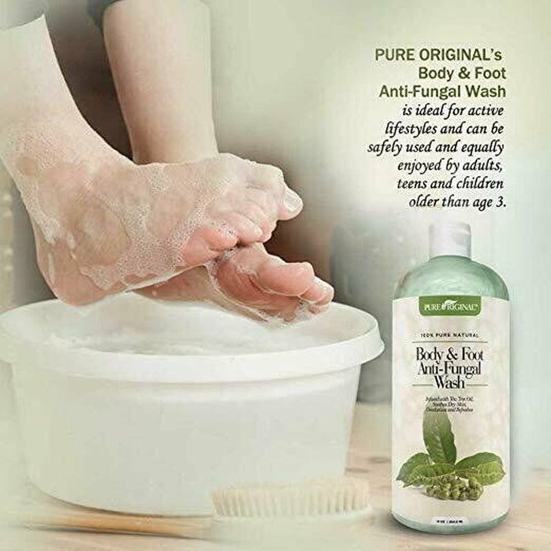 Pure Original Body & Foot Anti-Fungal Wash-12 Fl Oz Treat Athletes Foot Ringworm