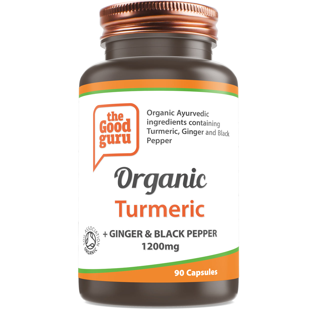 The Good Guru ORGANIC Turmeric + Organic Ginger & Black Pepper