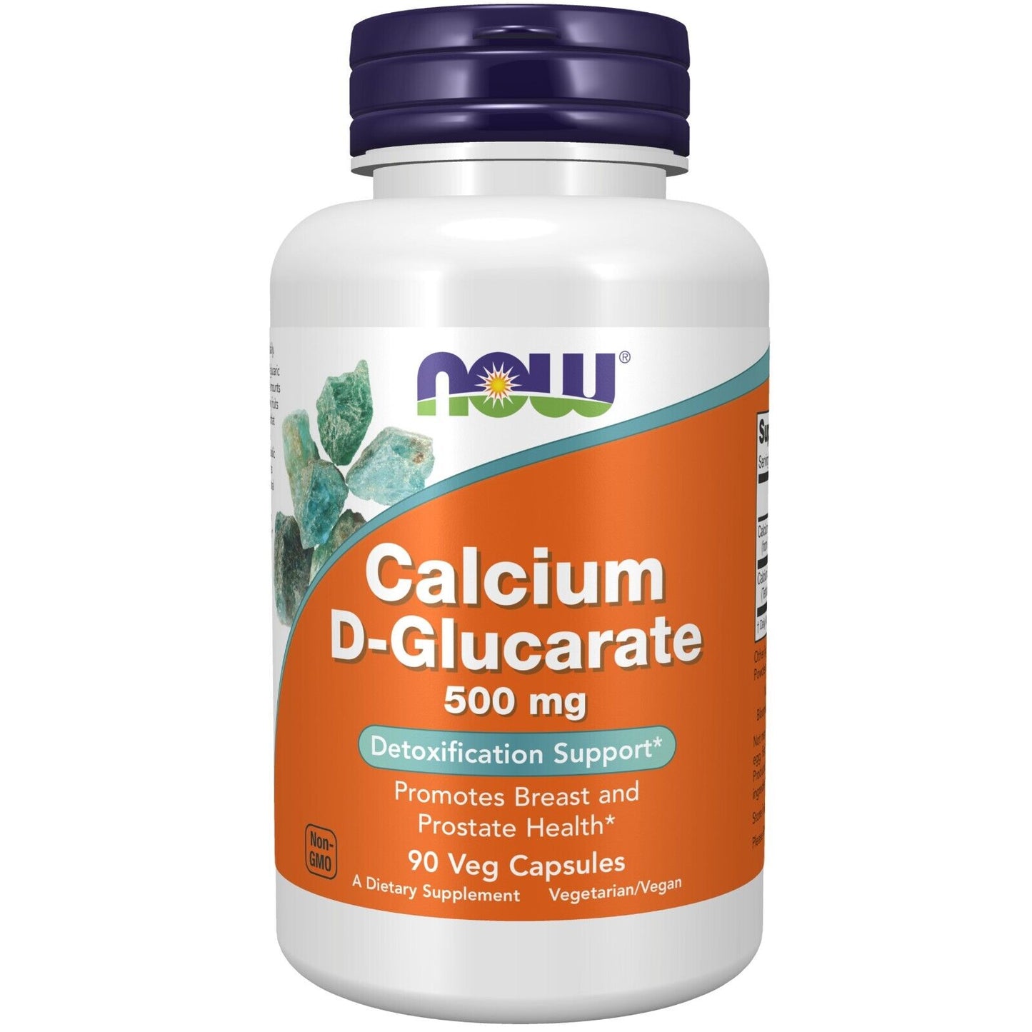 NOW Foods Calcium D-Glucarate 500 Mg, 90 Veg Capsules