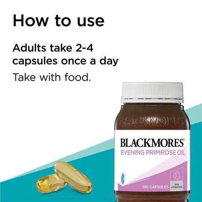 Blackmores Evening Primrose Oil 190 Capsules